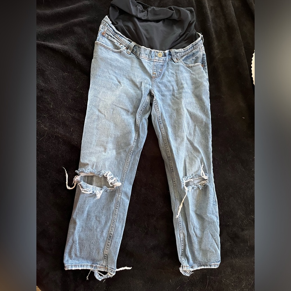 Abercrombie & Fitch Maternity Ankle Straight Jean